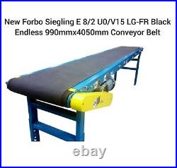 New Forbo Siegling E 8/2 U0/v15 Lg-fr Black Endless 990x4050mm Conveyor Belt