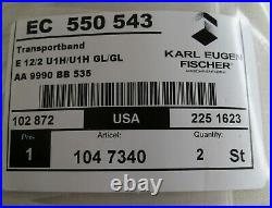 New Karl Eugen Fischer Conveyor belt 3mm x 20460mm (67ft) x 21in EC 550 543