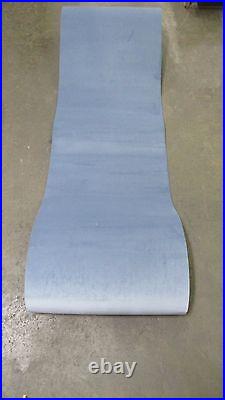 New Keilriemen Grey Flat Endless Conveyor Belt Soft Top Fabric Bottom 13' X 23