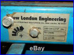 New London 200-18-130 Belt Conveyor 18WX55L Belt with 3/4(. 75)HP Motor
