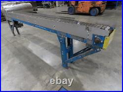 New London Engineering 10x 12' 6 Stainless Tabletop Double Belt Conveyor 32FPM