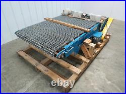 New London Engineering 801-36-6' Steel Flat Wire Top Belt Conveyor 36x72116 fpm