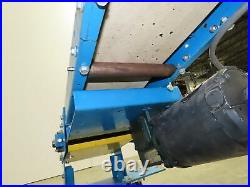 New London Engineering Slider Bed Incline Belt Conveyor 8 Belt 12' Long 90 Fpm