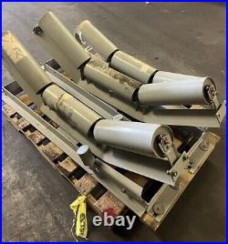 New Lot Of 3 Link Belt Syntron Conveyor Troughing Idler Units