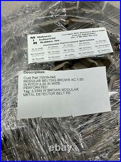 New Midwest Conveyor Belt 3.25 Brown Chain 75519-040