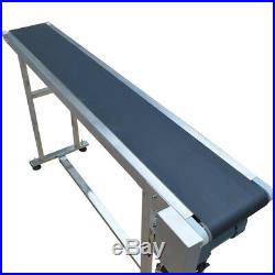 No Guardrail Industrial Belt Conveyor 110V (Metal Body, PVC Conveyor Belt) New