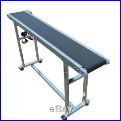 No Guardrail Industrial Belt Conveyor 110V (Metal Body, PVC Conveyor Belt) New