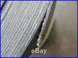 No Name 2 Ply 8 3/4 X 190' Black Rubber Conveyor Belt Belting Textured Surface