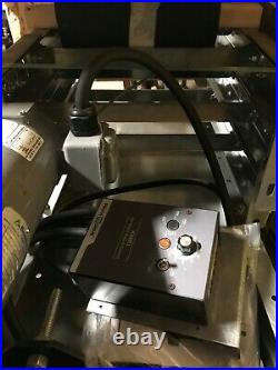 OMNI Metal Craft Conveyor 14x10' with 12belt, variable speed drive