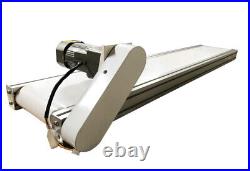 OPEN BOX! 59L Electric PVC Belt Conveyor Machine Variable Speed Free Shipping
