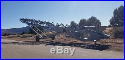 Ohio Machinery Conveyor Portable Radial Stacker with New Belt 30x80 #2733