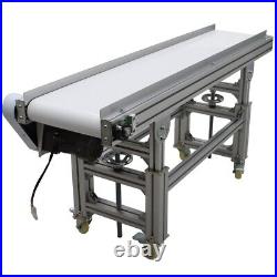 Open Box 59in Length 11.8in Width PVC Conveyor Machine for Industrial Transport