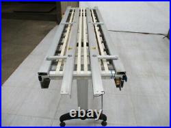Opzional Slat Belt Conveyor, 8 to 16 adjustable width x 6' 6 long
