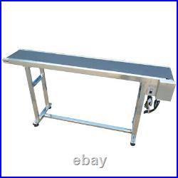 PVC Belt Electric Conveyor Machine With Stainless Flat Small Conveyor 59 L USA