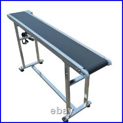 PVC Belt Electric Conveyor Machine With Stainless Flat Small Conveyor 59 L USA