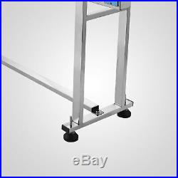 PVC Belt Electric Conveyor Machine With Stainless Steel Double Guardrail Sale