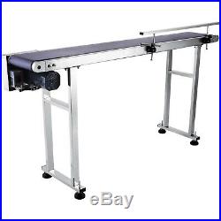 Power Slider Bed PVC Belt Electric Conveyor Stainless Steel Conveying Guardrail