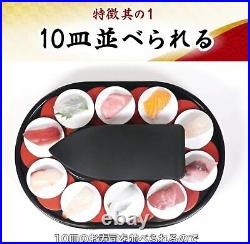 ROOMMATE Conveyor belt sushi Authentic size with battery-powered sushi nigiri