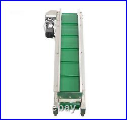 Ramp Conveyor Packaging Discharge Hopper Customized Lift Height Belt Width 1.5M