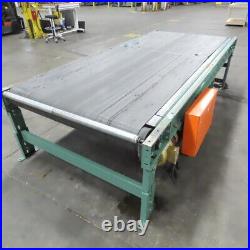 Roach 10' x 48 Wide Slider Bed Belt Conveyor 230/460V 3PH 50FPM (Need New Belt)