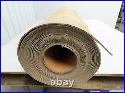 Rubber Smooth Top ORANGE Conveyor Belt Fabric Back 54 wide x 40' Long