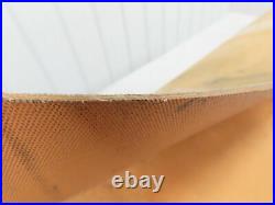 Rubber Smooth Top ORANGE Conveyor Belt Fabric Back 54 wide x 40' Long