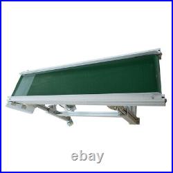 Second Hand! Used PVC Inclined Wall Conveyor Belt 110V 59(L)11.8(W) US Stock