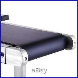 Stainless Steel Belt Conveyor 59 x 78 Inch Table 110V Powered Rubber Heavy Duty