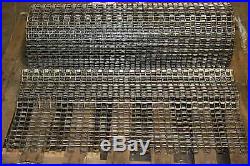 Stainless Steel Conveyor Chain 37 1/2 Wide x 250 Long, Wire Belt, New no Box