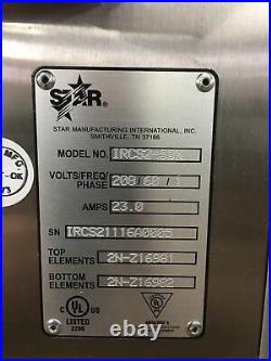 Star ICRS2-SBK Split-Belt Impingement-Radiant Conveyor Toaster Demo Unit