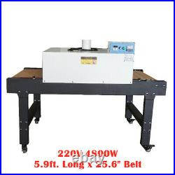 US Stock 4800W Conveyor Tunnel Dryer 25.6 x 5.9' Belt T-shirt Screen Printing