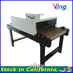 USA 5.9ft x 25.6 Belt Small t shirt Silk Screen Printing Conveyor Tunnel Dryer