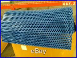 Uni-chain Plastic Modular Conveyor Belt UNI-FLEX L-ASB 128ft x 44.5 NEW