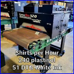 Vastex Little X2D-30 30 Belt by 5' 6 Length Conveyor Dryer, Screen Printing