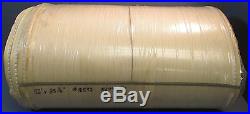 White PVC Conveyor Belt 56' Length 25-1/2 Width With Rubber Cleating NWOB