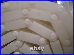 White Plastic Conveyor Belt 123' X 73.5
