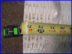 White Plastic Conveyor Belt 123' X 73.5