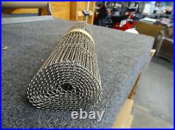 Wire Conveyor Belt Stainless Steel, 15in X 10ft, Flat Flex, FDA Food Grade