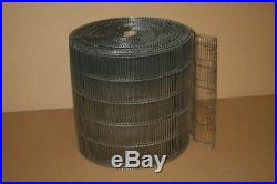 Wire conveyor belt stainless steel 12 in X 89 ft Wire Belt Co Flatflex