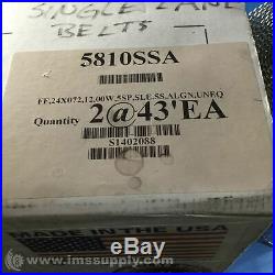 Wirebelt Company 5810SSA Box of 2 43' Flat-Flex Belt FNOB