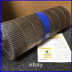 Wirebelt Stainless Steel Conveyor Belt 0253SS 42x050,18.00W, 7SP, SLE 18 Wide