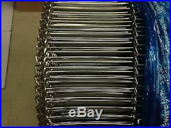 Wirebelt Stainless Steel Conveyor Belt Flat-Flex 14 x 50', 3 Space, USA, New
